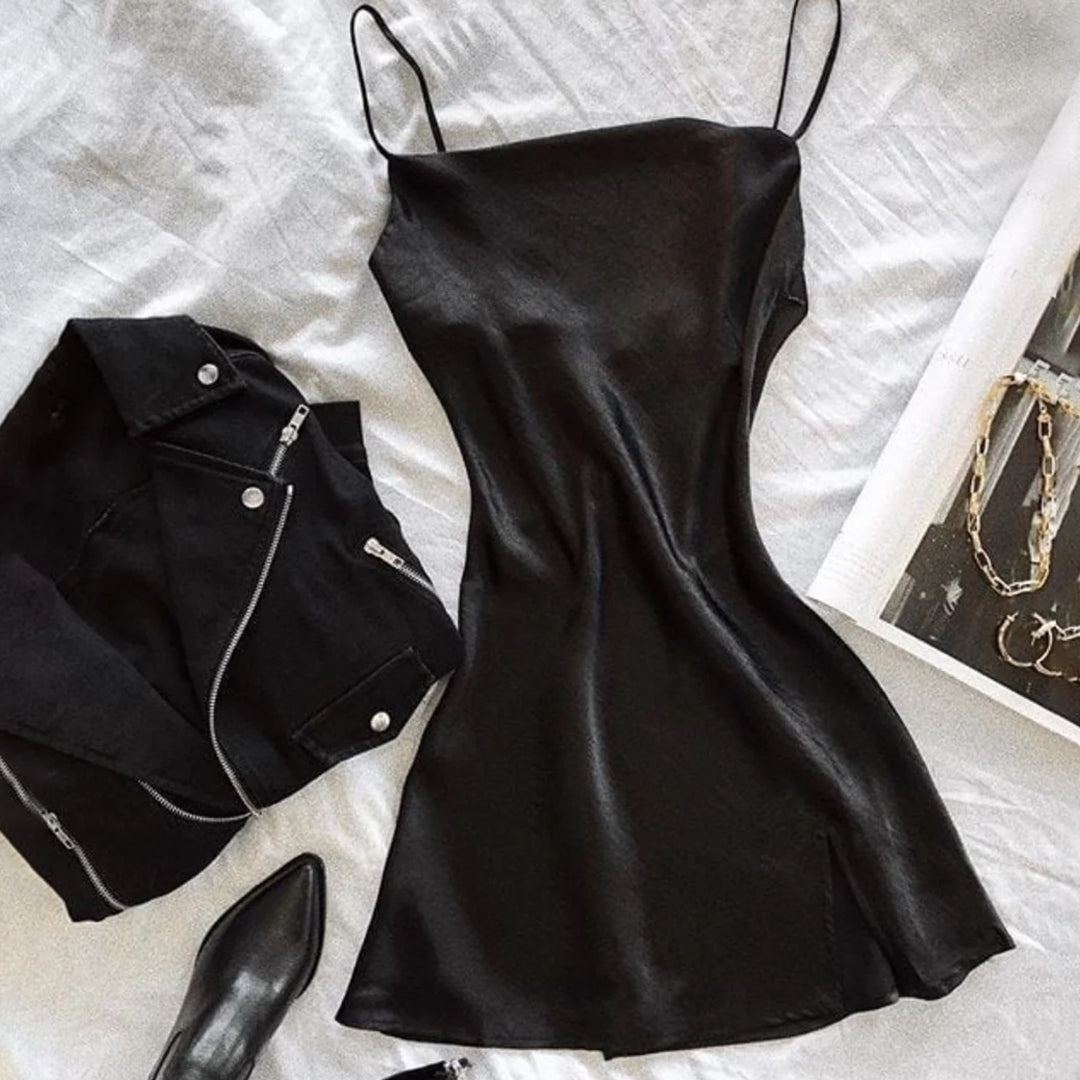 CLOSER TO HOME BLACK DRESS