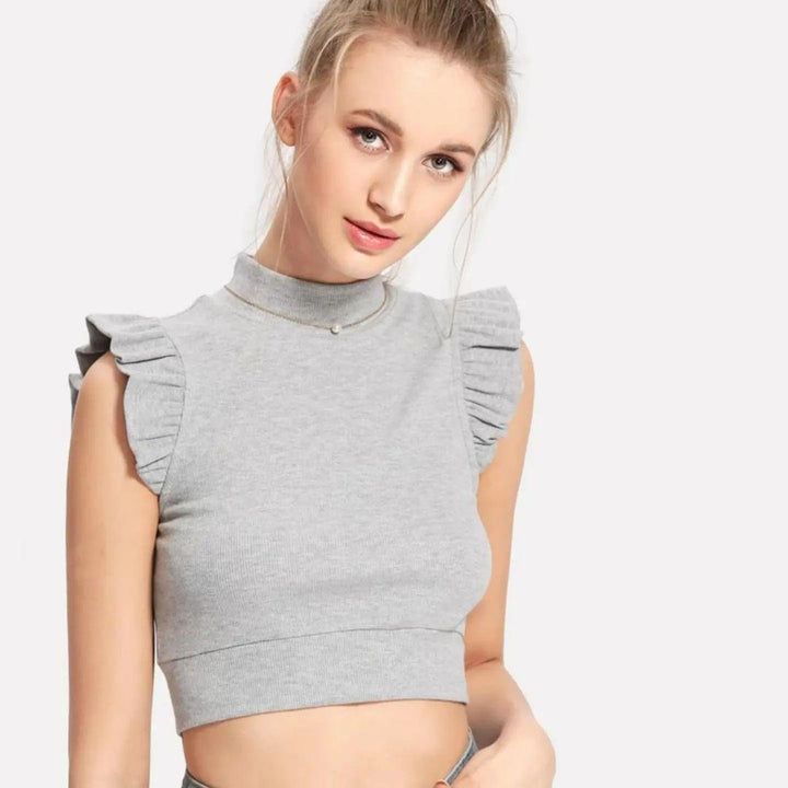 Frill Crop Top