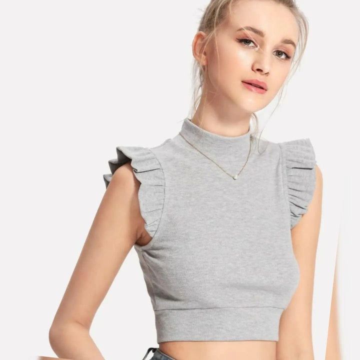 Frill Crop Top