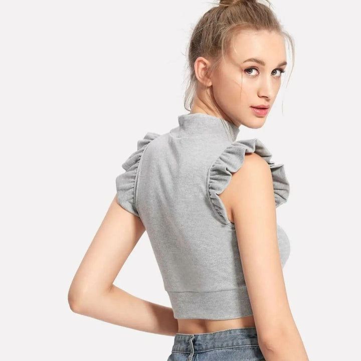 Frill Crop Top