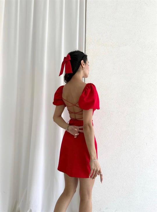 Love Me Forever Mini Red Dress